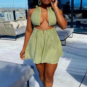 Sage Vacation Romper